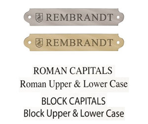 Perri's Leather Engraved Plate Options