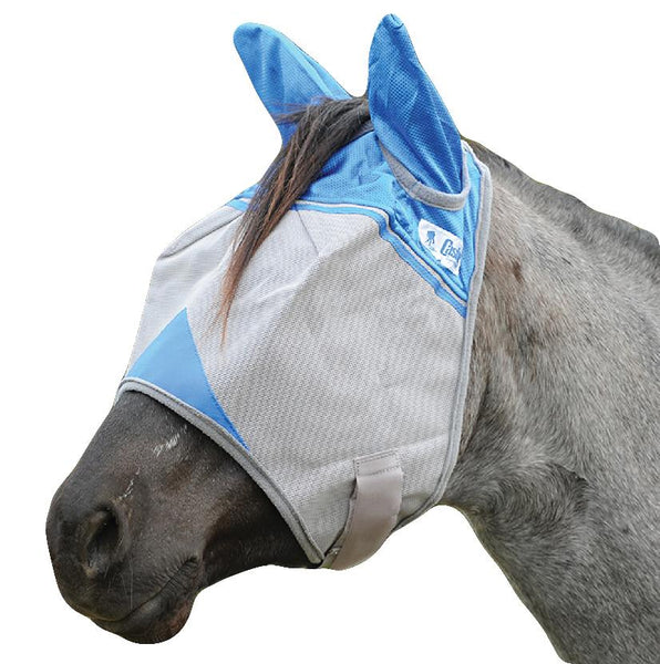 Masque Anti-mouches Cashel Crusader Pour Cheval Taille Grand Nez Long I 466396 Masque Anti-mouches Cashel Crusader Pour Cheval Taille Grand Nez Long I 466396