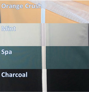 Tailored Sportsman Ice Fil Quarter Zip Top Long Sleeve Orange Crush White Mint White Spa White Charcoal White