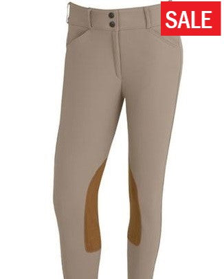 Tailored Sportsman Trophy Hunter Breeches Velcro ankle closure in Tan