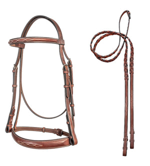 Arc de Triomphe Tribute Bridle w/Fancy Laced Reins