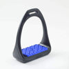 Compositi® Reflex 3D Swivel Action Wide Track Stirrups black and blue