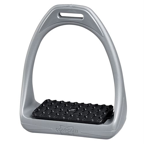 Compositi Reflex 3D Swivel Action Wide Track Stirrups silver grey