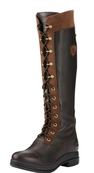 Ariat Coniston Ebony Three Quarter Front Lace Detail