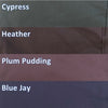 Tailored Sportsman Trophy Hunter Color Breech Mid Rise Low Rise Front Zip Side Zip Cypress Heather Plum Pudding Blue Jay