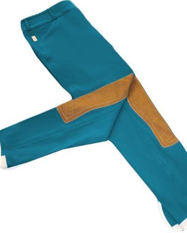 Girl's Tailored Sportsman Trophy Hunter Breeches Peacock