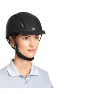 English Riding Supply Ovation® Deluxe Schooler Helmet 467566-BLK black helmet only