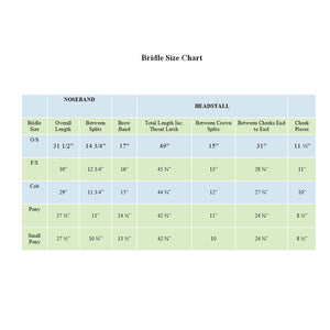 Black Oak Cedar Figure 8 size chart 