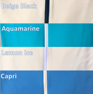 Tailored Sportsman Ice Fil Quarter Zip Top Long Sleeve Beige Black Aquamarine Lemon Ice Capri White 