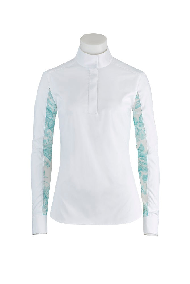 R. J. Classics Lauren Show Shirt White Aquamarine