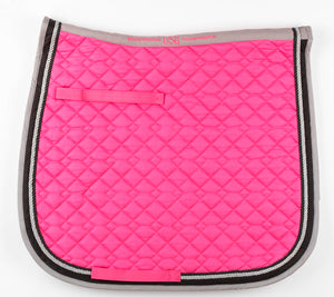 USG Dressage Pad Pink Black Beige