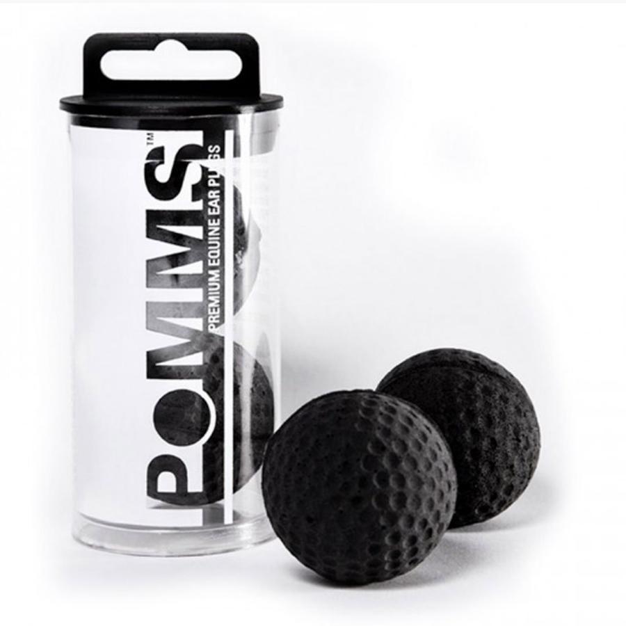 English Riding Supply Pomms Equestrian Ear Plugs 467303-BLK horse ear plug