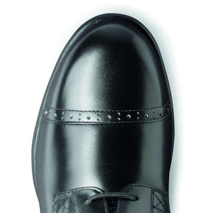 ariat quantum crowne pro field boot toe detail