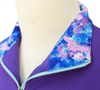 EIS Stand Up Patterned Collar Violet Seabreeze Collar Detail